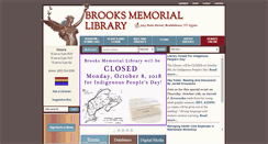 Desktop Screenshot of brookslibraryvt.org